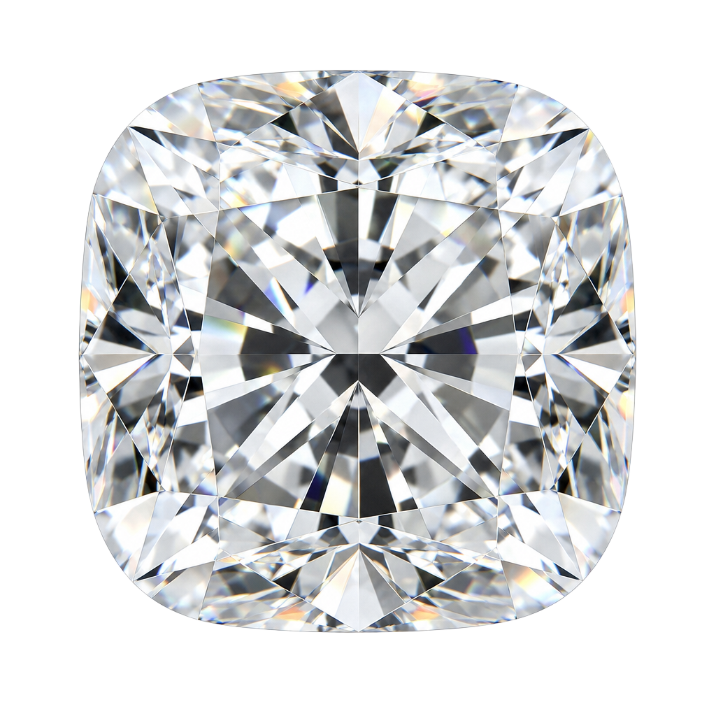 Cushion cut diamond