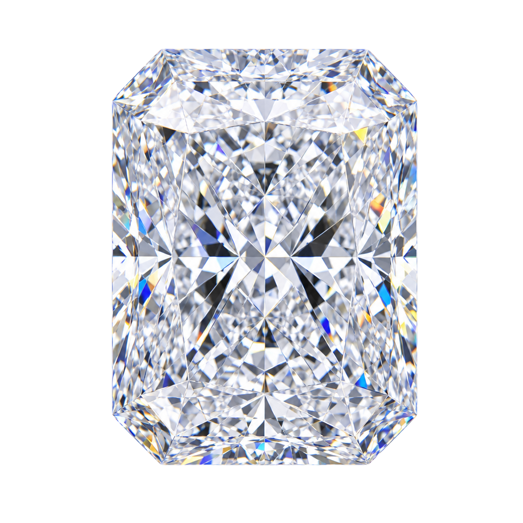 Radiant cut diamond